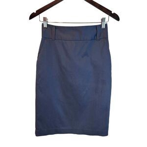NWOT Banana Republic Gray Stretch Pencil Skirt‎ 0